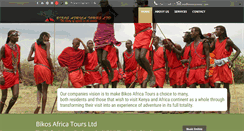 Desktop Screenshot of bikosafricatours.com